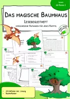 Vorschau - Arbeitsblätter - Das magische Baumhaus 1 – Lesebegleitheft | Klasse 2–3 - Deckblatt