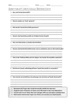 Vorschau - Arbeitsblätter - AB mit Fragen zum Thema "Fossile Brennstoffe" + Lösungsblatt + Mindmap + Infografik - Deckblatt