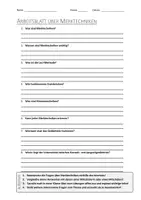 Vorschau - Arbeitsblätter - AB mit Fragen zum Thema "Merktechniken" + Lösungsblatt - Deckblatt