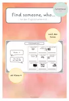 Vorschau - Spiele - Find someone, who... - Ferienedition - Englisch - Deckblatt