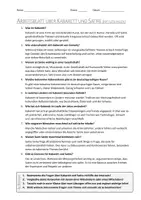 Vorschau - Arbeitsblätter - AB mit Fragen zum Thema "Kabarett und Satire" + Lösungsblatt - Seite 1