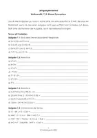 Vorschau - Test - Jahrgangsstufentest: Mathe 7./8. Klasse (Gymnasium) inkl. Lösungen & Feedbackbogen - Seite 2