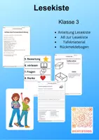 Vorschau - Arbeitsblätter - Lesekiste: eine detaillierte Unterrichtseinheit - Deckblatt