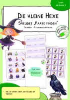 Vorschau - Spiele - Die kleine Hexe - Spielidee "Paare finden" - Deckblatt