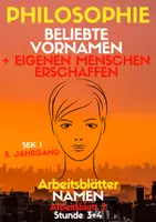 Vorschau - Arbeitsblätter - Beliebte Vornamen - eigenen Mensch erschaffen (Namen AB 2) - Deckblatt