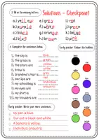 Vorschau - Arbeitsblätter - Colours in English - Solutions, Early finisher, more help - Seite 3