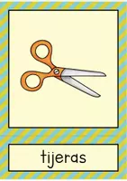 Vorschau - Bildkarten - Schulsachen Spanisch – Bildkarten Wortschatz (Materiales Escolares) - Seite 3