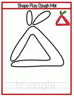 Προεπισκόπηση - Φύλλα εργασίας - Shape playdough mats - Σελίδα 2
