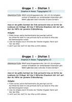 Vorschau - Stundenentwürfe - Topographie Asiens - Gruppenarbeit - Seite 1
