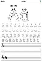 Vorschau - Arbeitsblätter - Umlaut / Buchstabe Ä - Buchstabenübungen - Buchstabenlehrgang DaZ / Deutsch - Seite 2