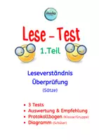 Vorschau - Arbeitsblätter - PAKET: TEST-BOX -Leseverständnis (Protokoll-Beurteilung-Was tun?) - Seite 1