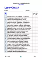 Vorschau - Arbeitsblätter - Leseverständnis-Test 1 (Sätze) Beurteilung/Protokoll/Was tun? - Seite 3