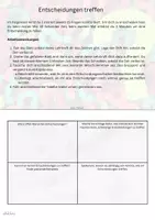 Vorschau - Arbeitsblätter - Entscheidungen treffen Kopf- oder Bauchentscheidung - Seite 1