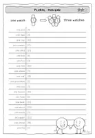 Vorschau - Arbeitsblätter - Singular and plural - Worksheet 2 - Seite 2