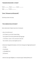 Vorschau - Klassenarbeiten - Geographie 9. Klasse vollständige Klassenarbeit - Deckblatt