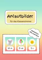 Vorschau - Anderer Materialtyp - Anlautbilder / Buchstabenbilder zu Flex und Flora - Deckblatt