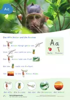 Vorschau - Arbeitsblätter - ABC Buchstaben-Geschichten zur Buchstabeneinführung - Seite 1