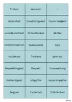 Vorschau - Arbeitsblätter - Was passt - Tugenden - Seite 2