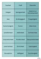 Vorschau - Arbeitsblätter - Was passt - Tugenden - Seite 3