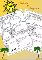 Vorschau - Arbeitsblätter - Meine Sommerferien - Seite 1