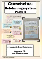 Vorschau - Mal- und Bastelvorlagen - Materialpaket Klassenraum Deko Anfänger Bundle Bündel Pastell Klassenraumgestaltung - Seite 1
