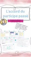 Vorschau - Arbeitsblätter - l'accord du participe passé - Deckblatt