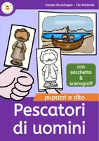anteprima - Materiale per pittura e bricolage - Pescatori di uomini - Pupazzi a dito delle storie bibliche - Pagina di copertina