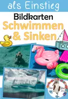 Vorschau - Poster - Schwimmen und Sinken - Bildkarten für den Einstieg in die Unterrichtseinheit - Deckblatt