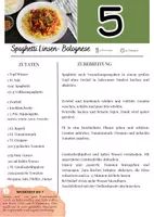Vorschau - Anderer Materialtyp - AES 7 - Spaghetti Bolognese (Fleisch/Linsen) und Blätterteiggebäck - Seite 2