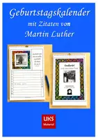 Vorschau - Mal- und Bastelvorlagen - Geburtstagskalender zum Ausmalen mit Luther-Zitaten - Deckblatt