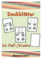 Vorschau - Arbeitsblätter - Ich Heft Deckblatt (für schnelle Schüler) - Deckblatt