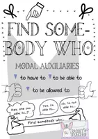 Vorschau - Arbeitsblätter - Find somebody who: modal auxiliaries - Deckblatt