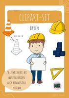 Vorschau - selbst erstellte Cliparts/Grafiken - Cliparts „Bauen“ Clipart-Set Würfelgebäude - Deckblatt