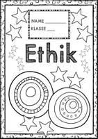 Vorschau - Mal- und Bastelvorlagen - Deckblätter / Heftumschläge - Ethik - Seite 2