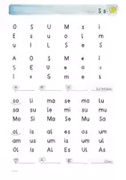 Vorschau - Arbeitsblätter - Leseblätter Karibu S-F: Buchstaben, Silben, Wörter, Sätze - Seite 1