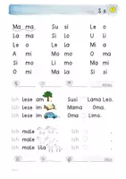 Vorschau - Arbeitsblätter - Leseblätter Karibu S-F: Buchstaben, Silben, Wörter, Sätze - Seite 2