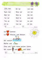 Vorschau - Arbeitsblätter - Leseblätter Karibu T-Ei: Buchstaben, Silben, Wörter, Sätze - Seite 3