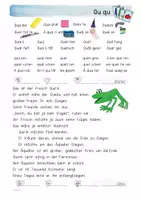 Vorschau - Arbeitsblätter - Leseblätter Karibu Qu-tz: Buchstaben, Silben, Wörter, Sätze - Seite 2