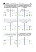 Vorschau - Arbeitsblätter - Aufgaben zum geraden Dreisatz, differenziert, Lösungen 4 - Seite 1