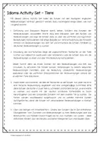 Vorschau - Stundenentwürfe - Materialpaket English Idioms (6 komplette Activity Sets, 84 Seiten) - Seite 1