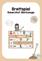 Vorschau - Spiele - Brettspiel - Werkzeuge auf dem Bauernhof (Kl. 1/2) - Deckblatt