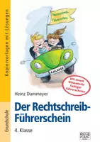 Vorschau - Arbeitsblätter - Der Rechtschreib-Führerschein – 4. Klasse - Führerschein-Programm zur Rechtschreibkompetenz - Deckblatt