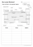 Vorschau - Arbeitsblätter - Das kleine Gespenst – Arbeitsblätter zur Lektüre | Klasse 3–4 - Seite 3