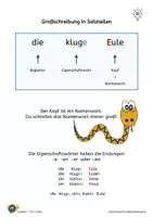 Vorschau - Arbeitsblätter - Syntaxbasierte Großschreibung mit lautgetreuem Wortmaterial - Seite 2