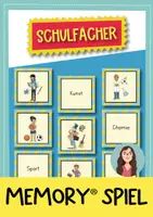 Vorschau - Spiele - Schulfächer Memo-Spiel - Grundschule / DaZ - Deckblatt