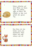 Vorschau - Arbeitsblätter - Materialpaket Abschreibkarteien Tiere - Seite 1