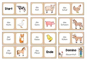 Vorschau - Spiele - Domino - Tiere auf dem Bauernhof (Kl. 1/2) - Seite 3