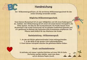 Vorschau - Mal- und Bastelvorlagen - Willkommensgruß zum Schulanfang (Klasse 1) #schulstartbyextraklasse - Seite 2