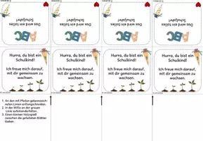 Vorschau - Mal- und Bastelvorlagen - Willkommensgruß zum Schulanfang (Klasse 1) #schulstartbyextraklasse - Seite 3