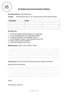 Vorschau - Arbeitsblätter - Reaktion eines Ammoniumsalzes mit Wasser - Experiment und Protokoll - Seite 2